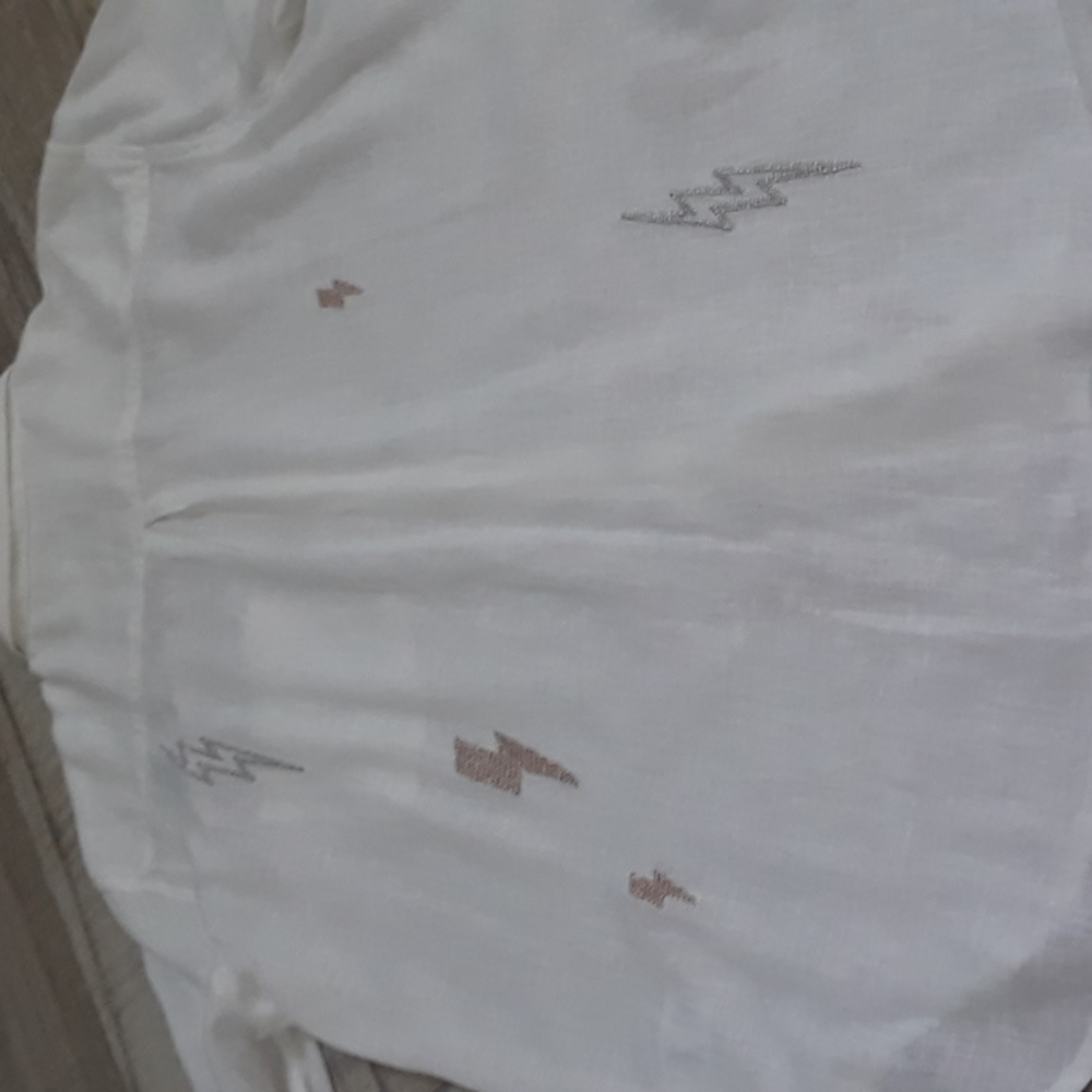 Rails..Charlie..White Lightning Linen Blouse - image 6